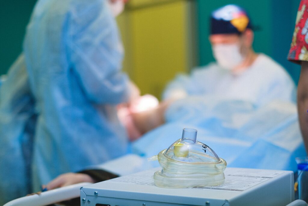 oxygen-masks-in-operating-room image