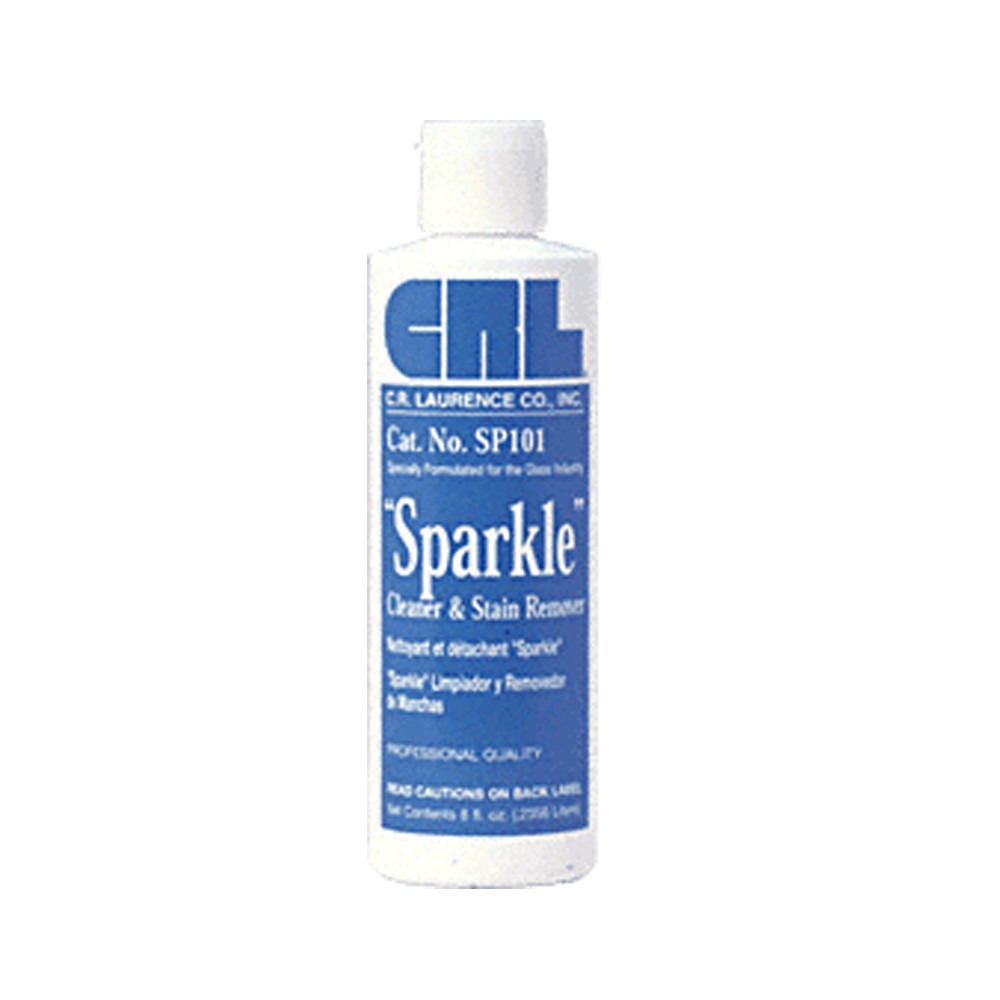 APPLY SPARKLE CLEANER AND STAIN REMOVER