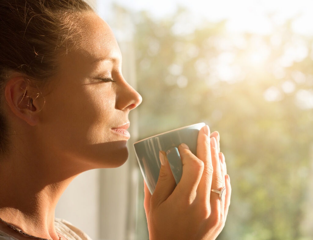 woman-enjoying-morning-coffee image