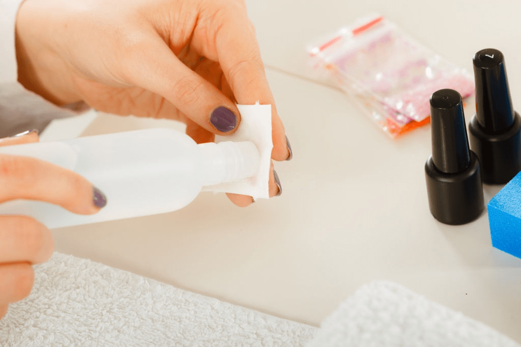 Acetone-based nail polish remover