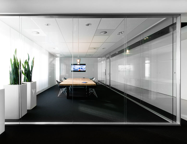 An Image of Glass Partition Wall