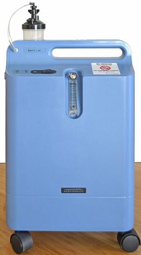 an Philips Respironics oxygen concentrator