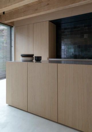 kitchen with a concrete floor