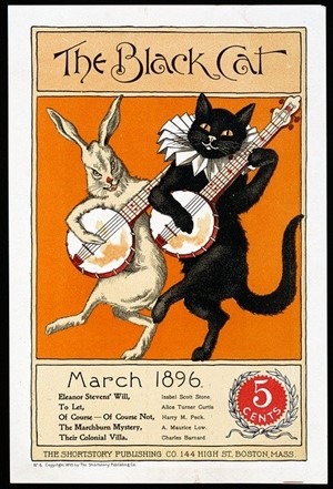 black cat poster art