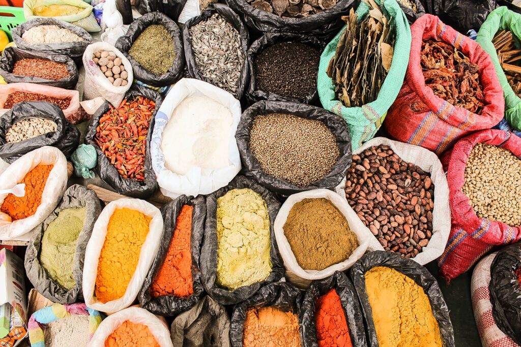 An Image of Assorted herbs and spices