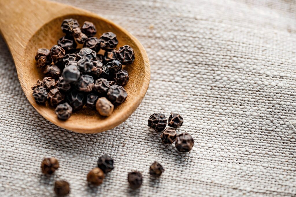 An Image of a Black Peppercorn