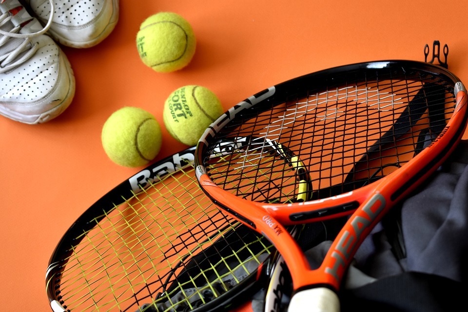 tennis rackets and balls image