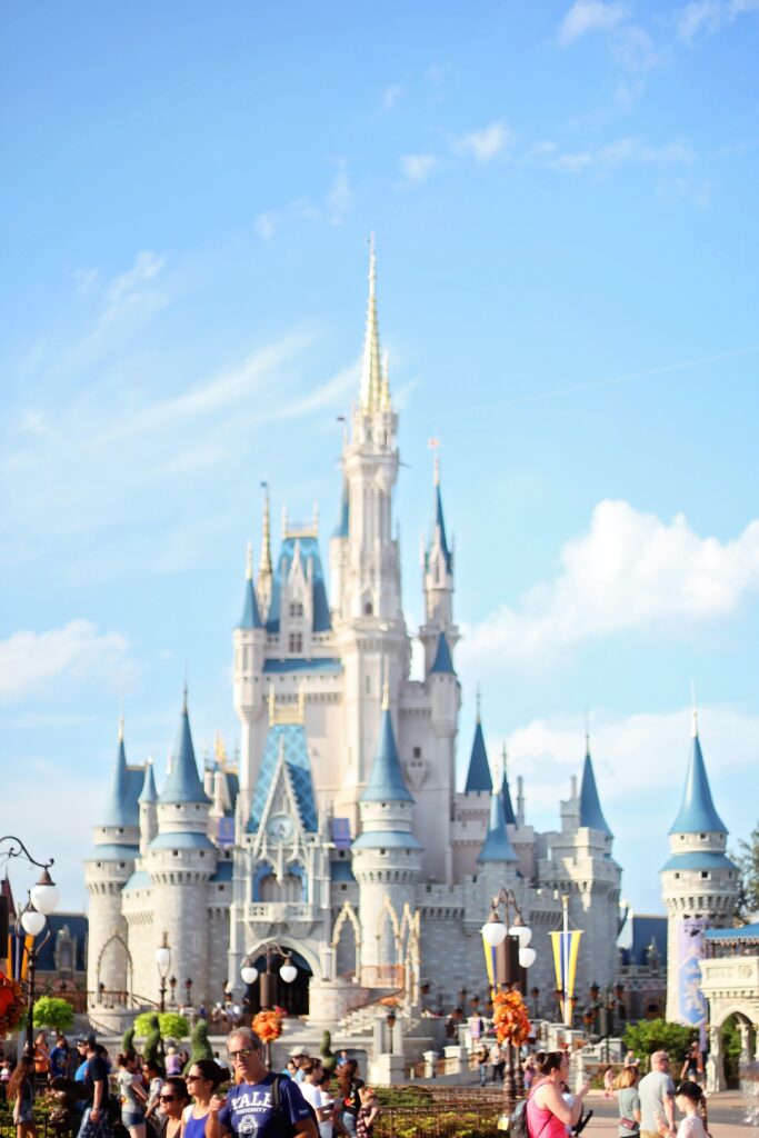 Disneyland castle on a sunny day image