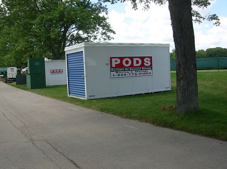 a moving pod by PODS company