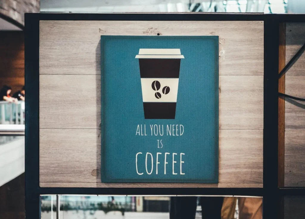 A coffee poster