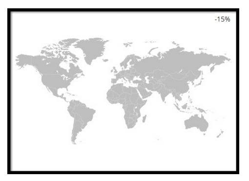 World map vector illustration poster