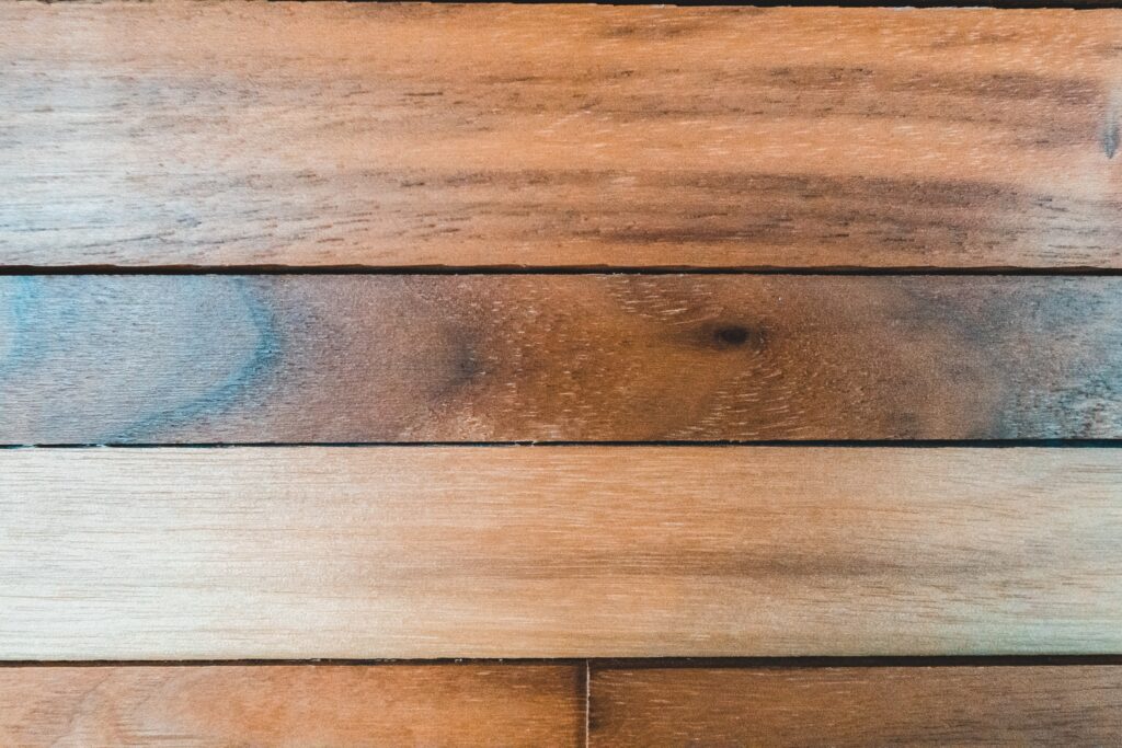 Backdrop of wooden planks with smooth surface