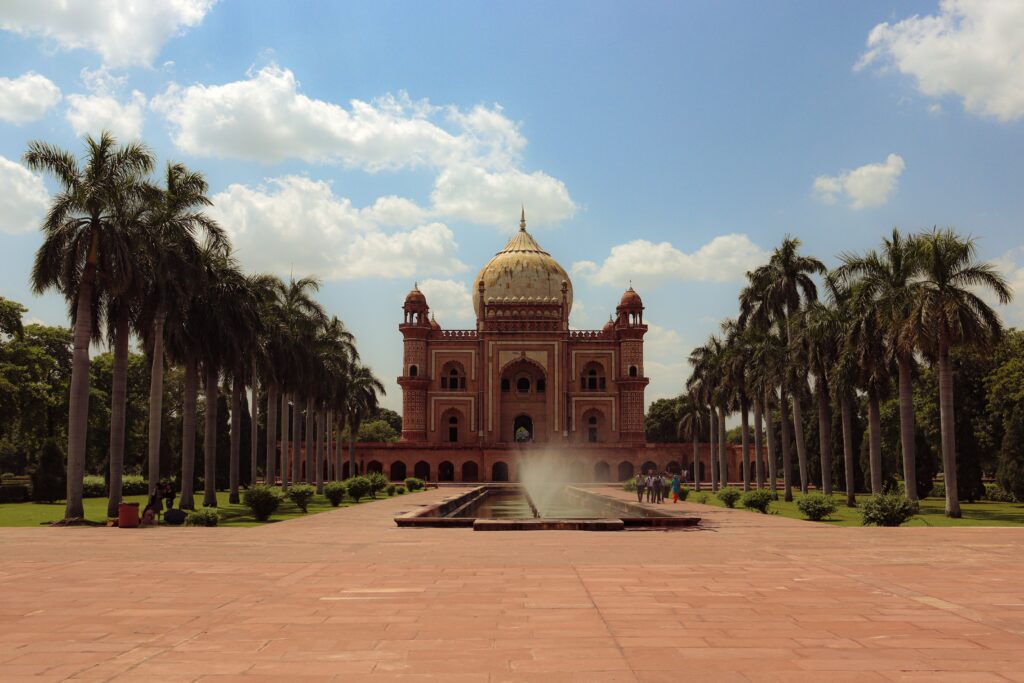 A large tomb in New Delhi, India