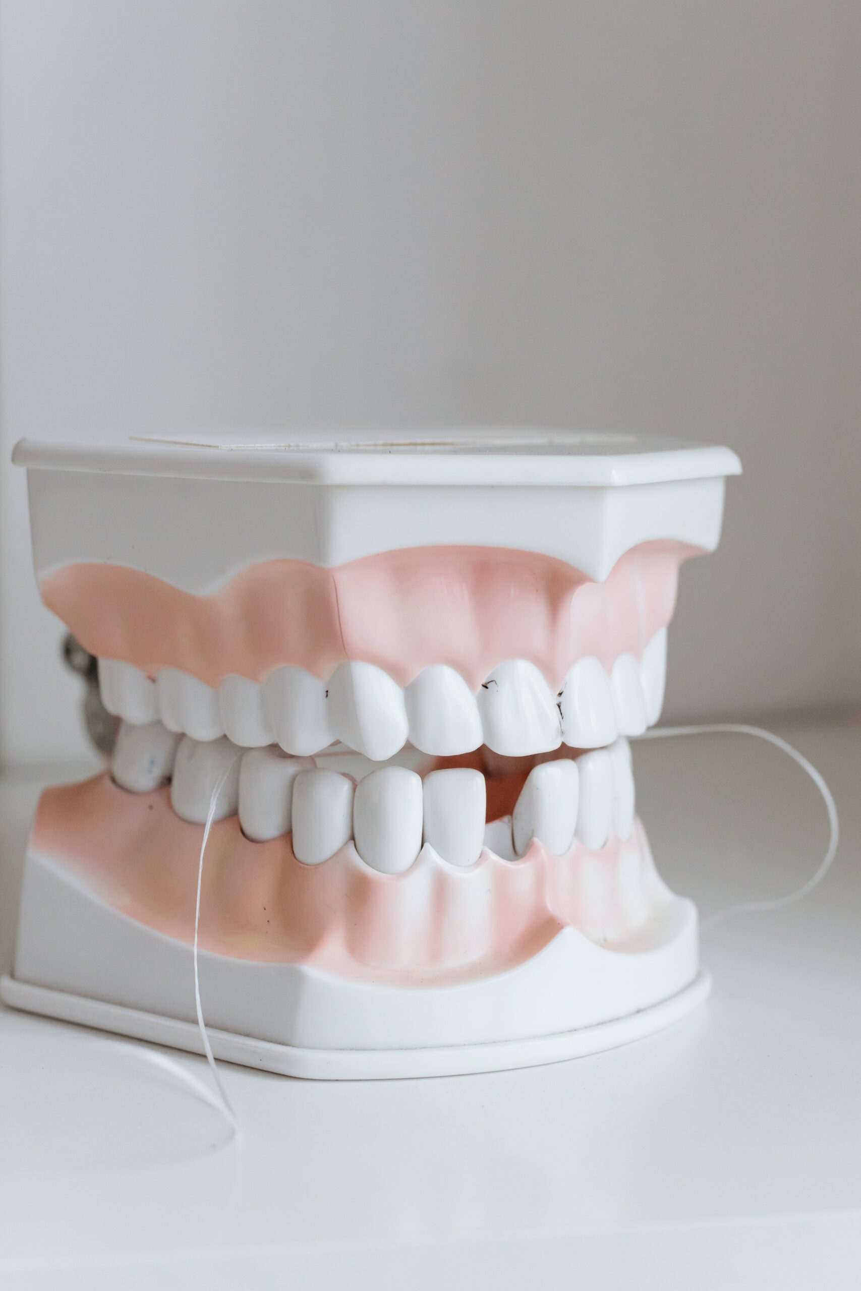 shot of a set of dentures image