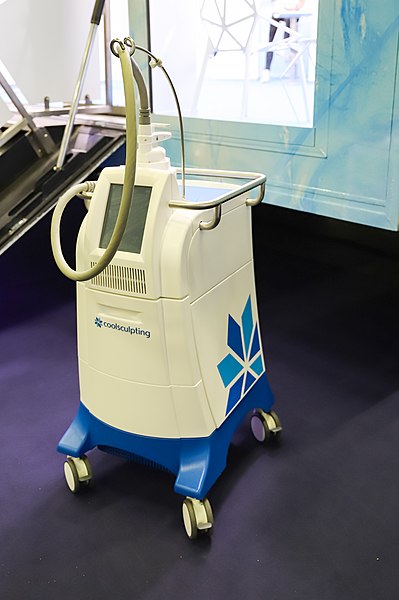CoolSculpting fat freezing device at FIBO 2019 in Cologne, Germany