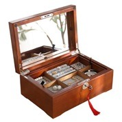 Mirror jewelry box if you are a coquettish woman