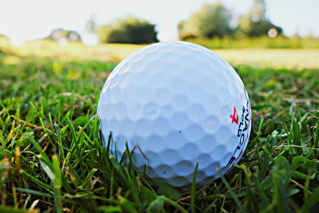 Close-up of a golf ball image