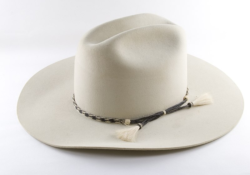 A felt cowboy hat