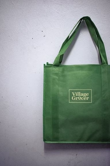 Reusable cloth grocery bag