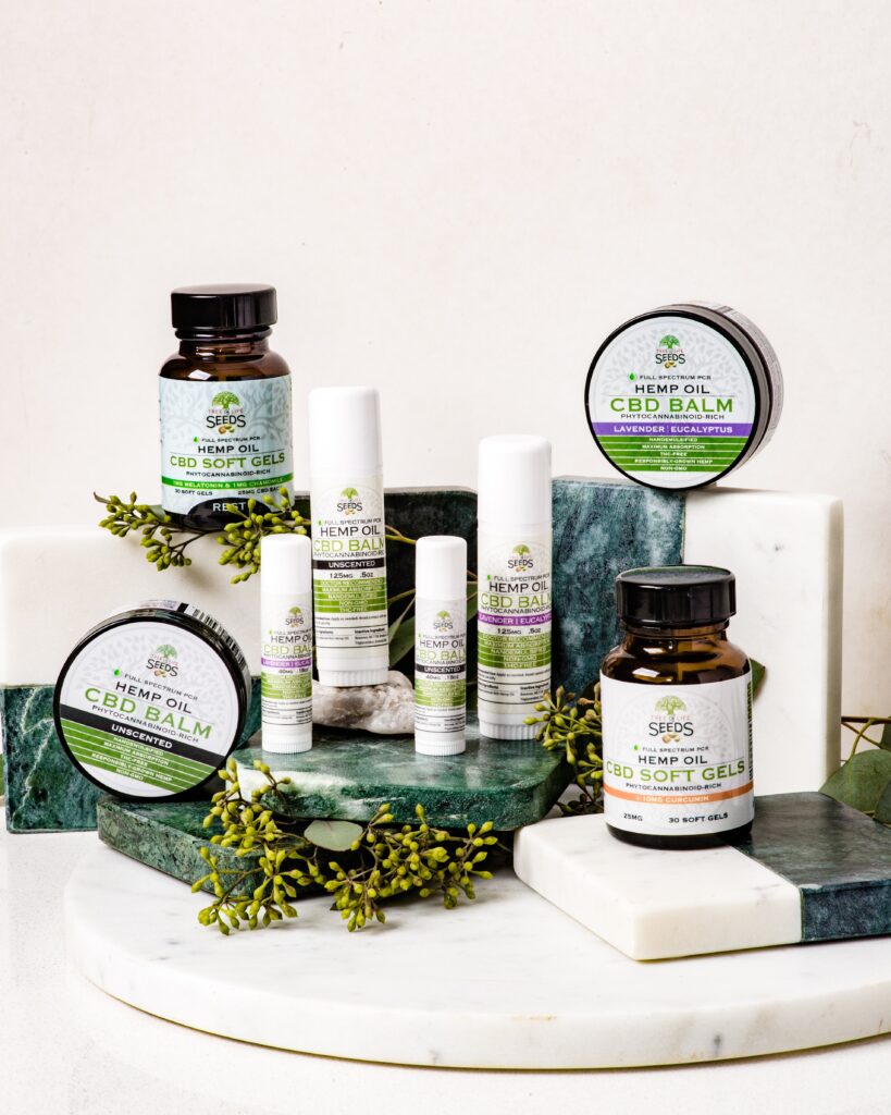 An assortment of CBD products image