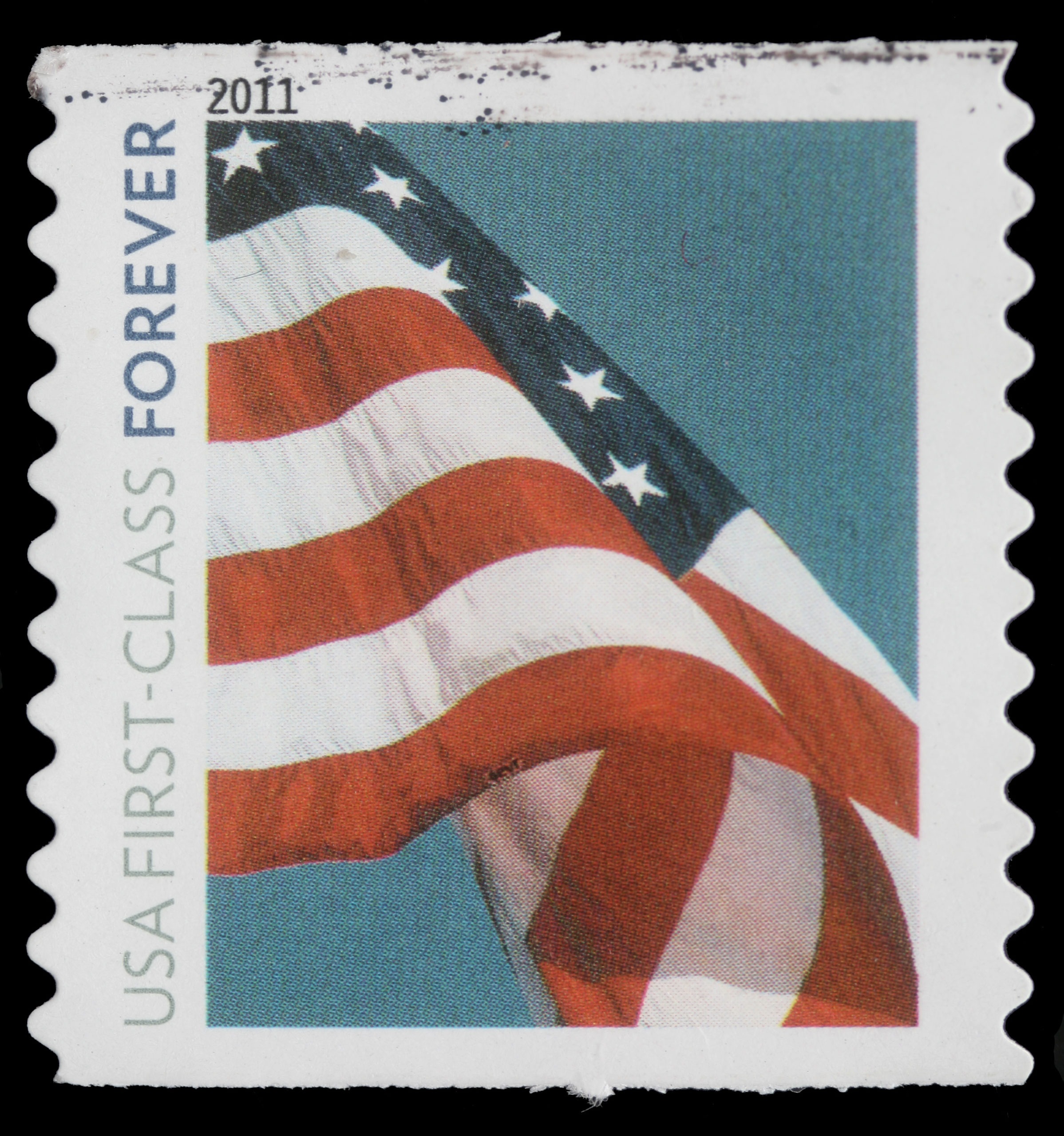 UNITED STATES OF AMERICA - CIRCA 2011: A stamp printed in USA, F