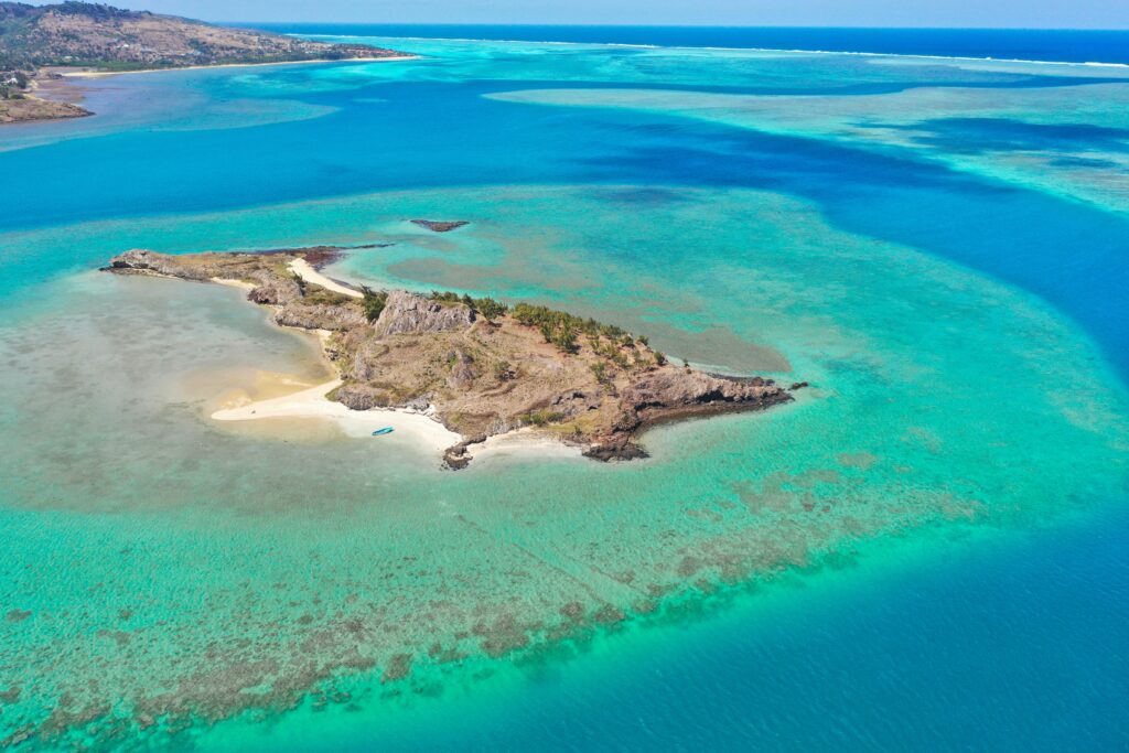 Aerial Photo of an Island