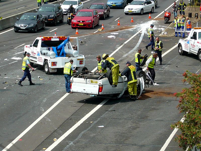 An image of Multi vehicle accident - M4 Motorway, Sydney, NSW