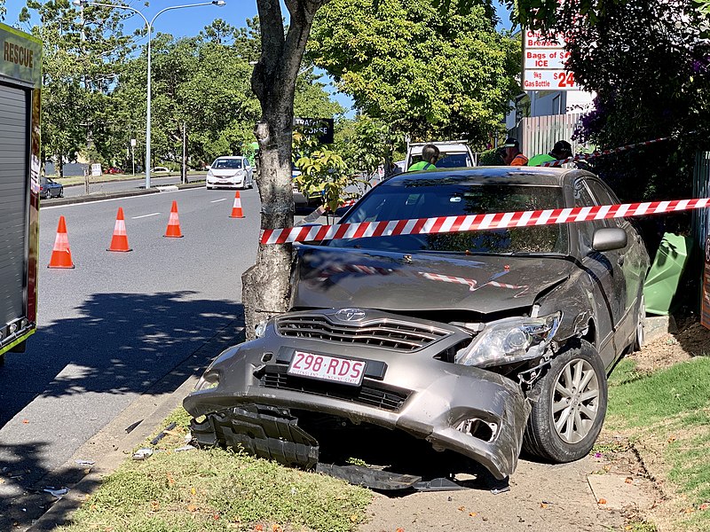 Image of Single-vehicle accident Fairfield, Queensland, 2019