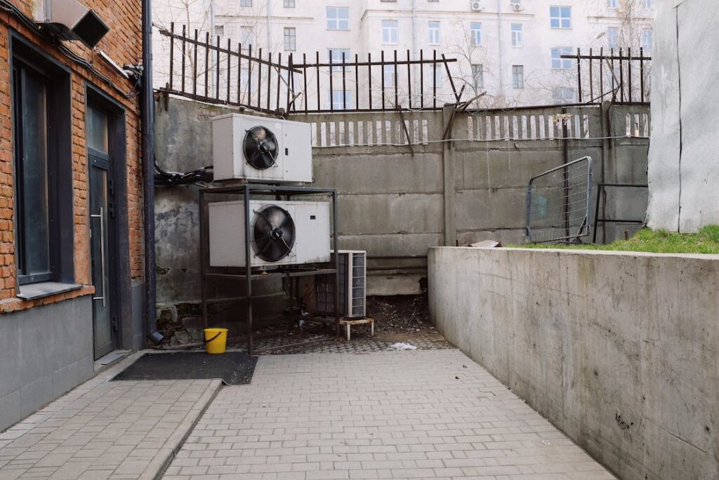 Air Conditioning system on the street