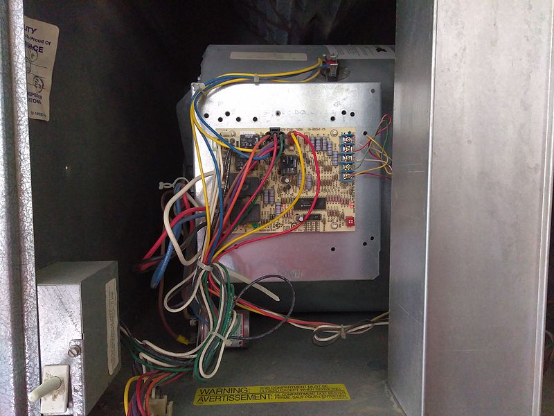control circuit in a household HVAC installation image