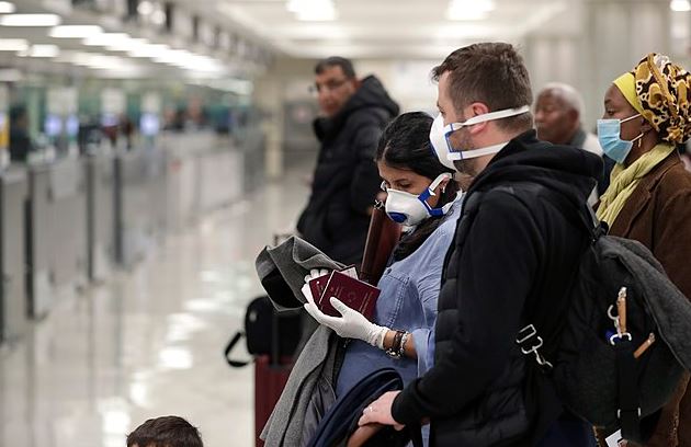 travelers in a pandemic