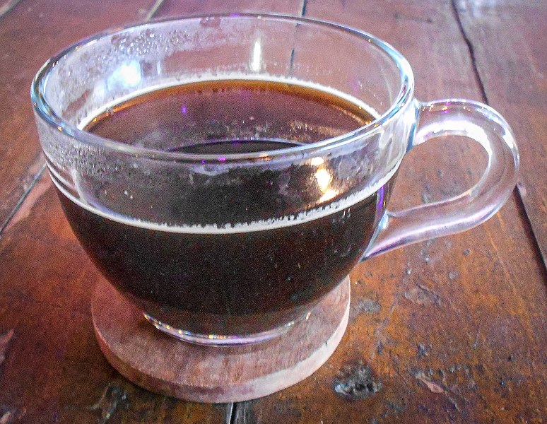 A cup of Americano in Lano Coffee