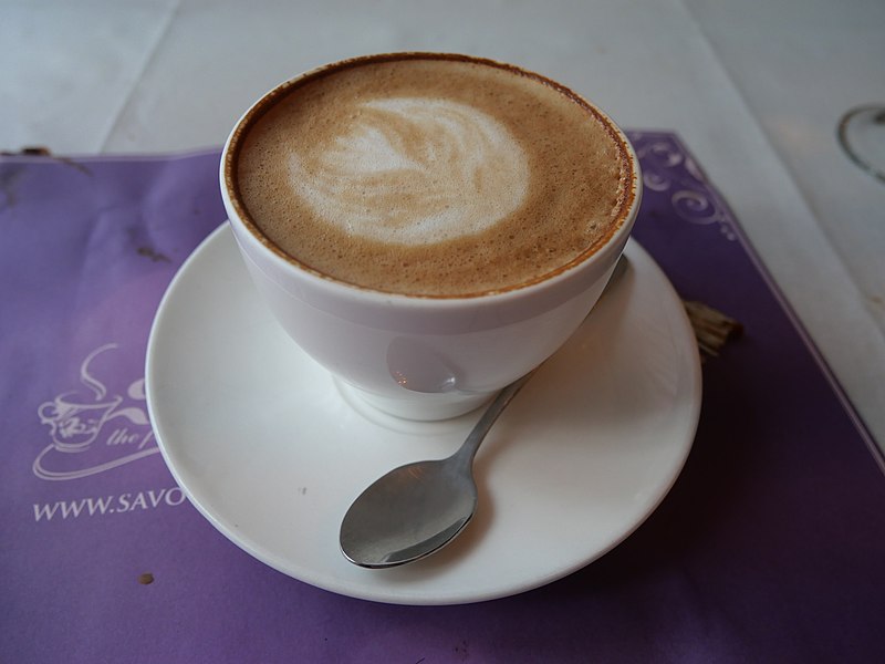 Latte from savour cafe