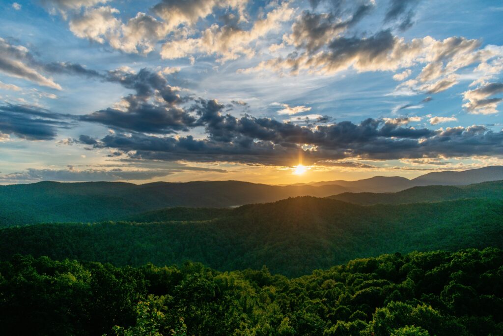 North Carolina sunset image