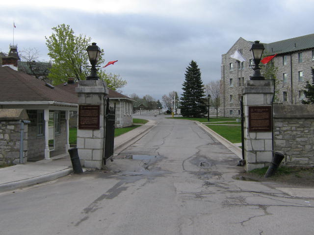 Royal Military College of Canada front gates and gatehouse