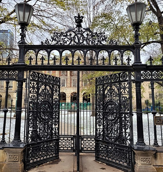 The Iron Gates of Osgoode Hall, Toronto