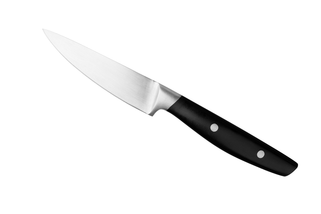 Paring knife isolated on white background