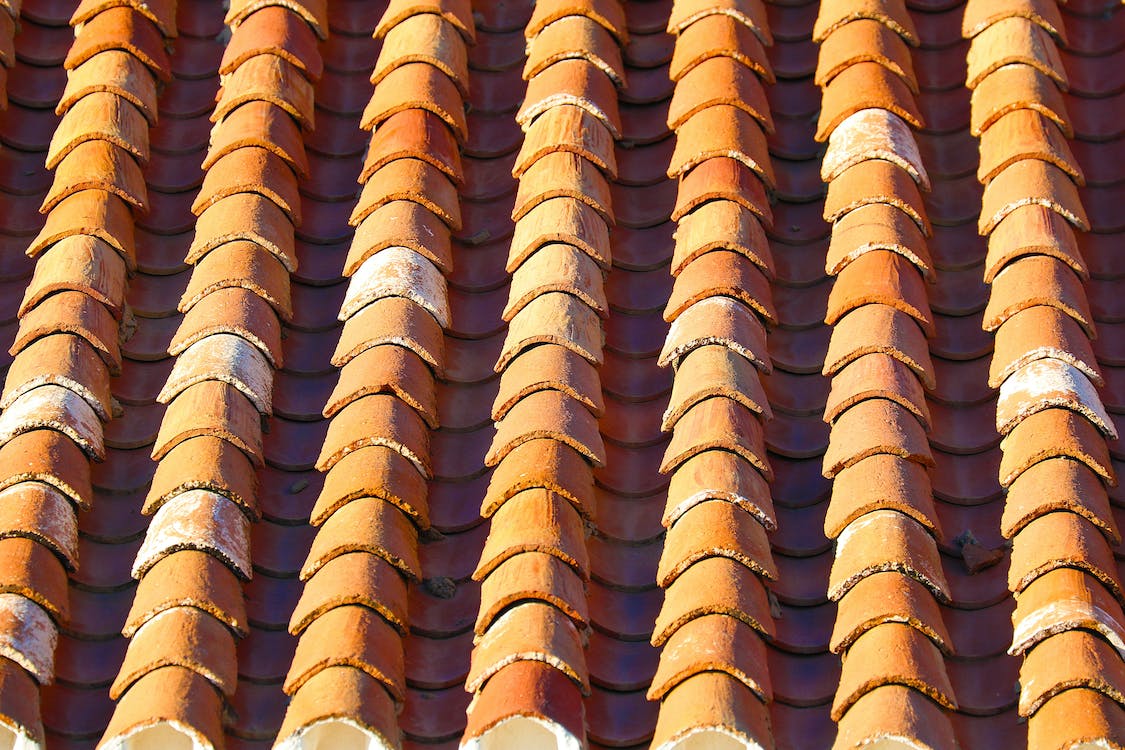 Red terracotta tiles on the roof