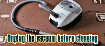 Unplug-the-vacuum-before-cleaning-Vacuum-Cleaner