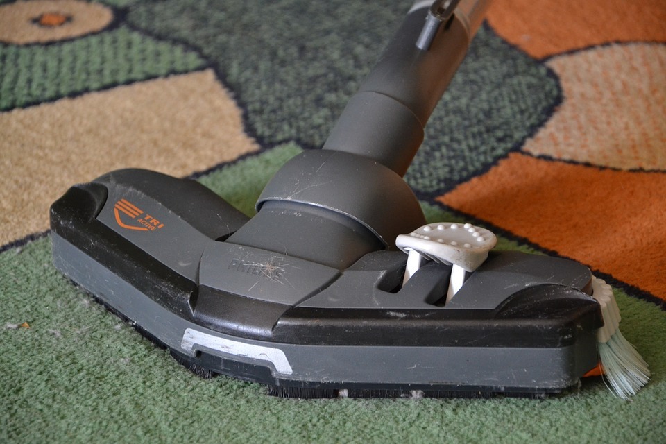 Vacuuming-a-rug
