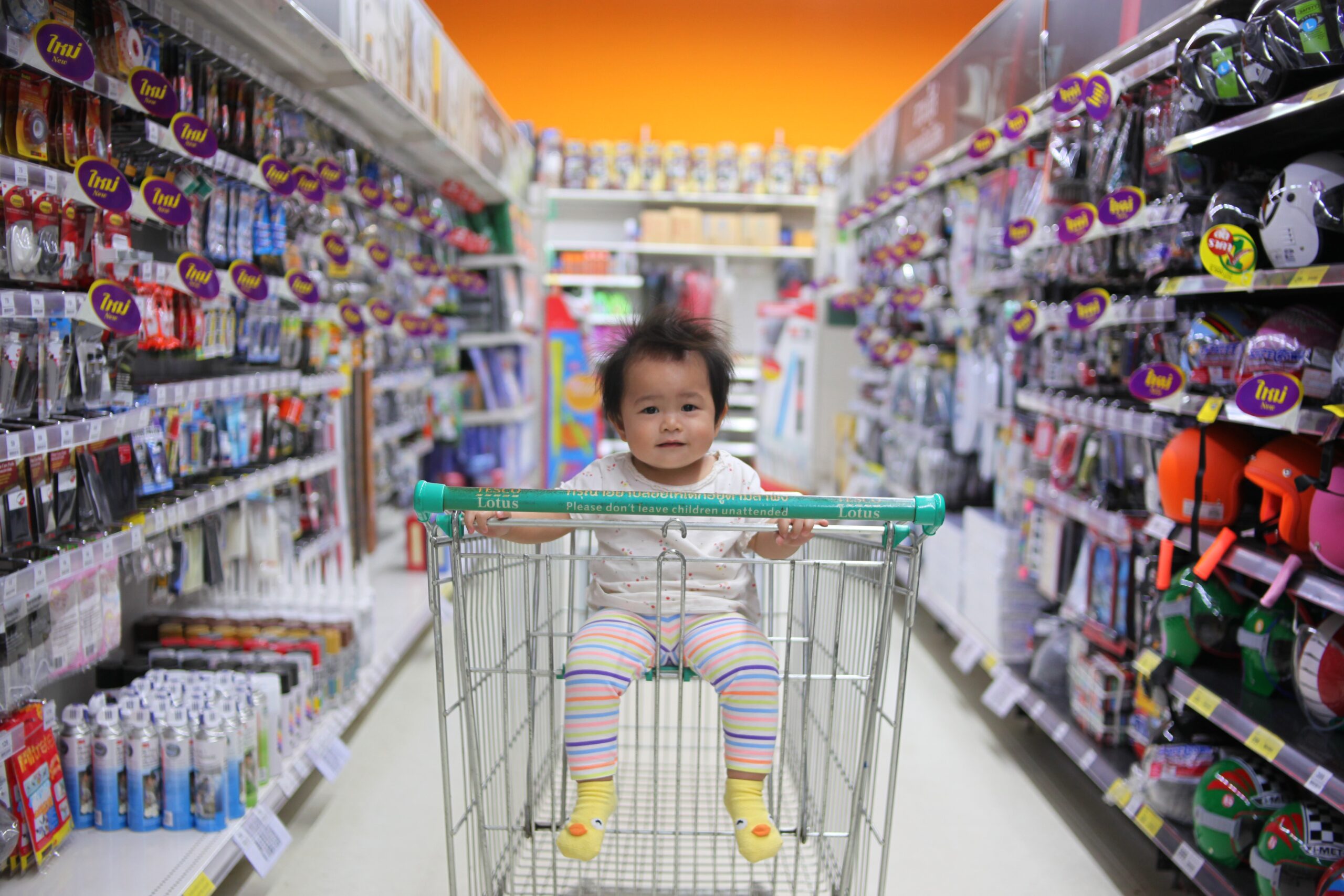 Baby-in-a-cart