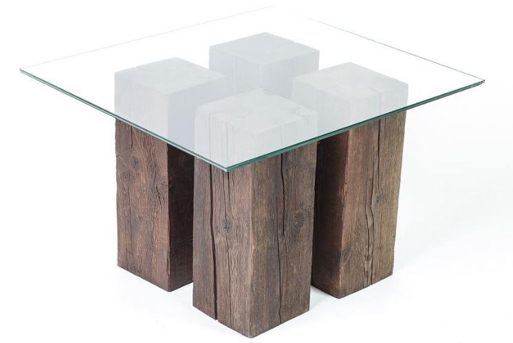Square-timber-glass-table